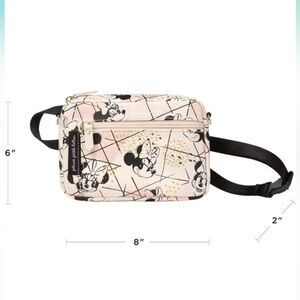 Petunia Pickle Bottom Adventurer Belt Bag |Shimmery Minnie Mouse